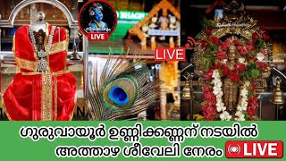 ഗുരുവായൂർ ഉണ്ണിക്കണ്ണന് നടയിൽ അത്താഴ ശീവേലി,  #live #guruvayoortemple