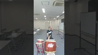 和太鼓　一人二役の山呼A #taiko #Shorts