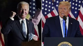 Biden and Trump send different messages as final presidential votes are counted