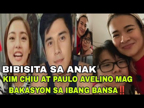 KIM CHIU AT PAULO AVELINO MAG BAKASYON SA IBANG BANSAPAULO BIBISITA SA ANAK!