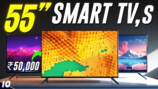 TOP 3🔥Best 55 Inch 4K TV India 2025🔥Best QLED TV 55 Inch In India 2025🔥Best TV Under 50000 In India