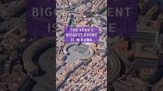 Jubilee 2025 is already creating a buzz #rome #italy #jubilee #placestovisit #fyp #shorts