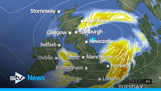 Storm Francis to cause strong winds and heavy rain