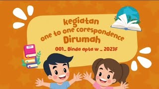 2023 F || kelompok 4 one to one corespondence || implementasi kegiatan di rumah