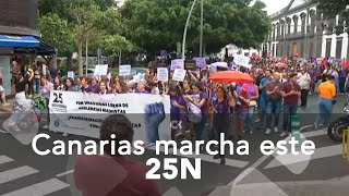 Canarias marcha este 25N contra la violencia machista