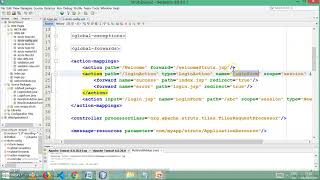 2 Login Application using Struts