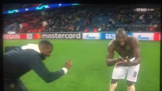 The celebration of pogba and Lukaku before PSV caused fever