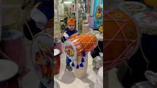 Punjabi Kid Playing Punjabi Bhangra Dhol 😍 | Singh Musicals Panipat Haryana India | M. 8689000220