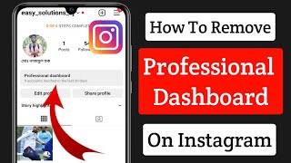 New ! How To Remove Professional Dashboard On Instagram (2023) ||  Delete Professional Dashboard