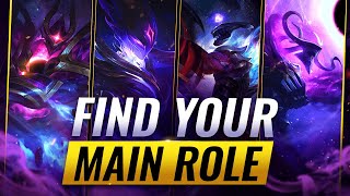 How To Find Your MAIN ROLE in League of Legends - Season 11