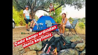 Muhteşem Doğada Çadır Kampı Ve Deniz Keyfi