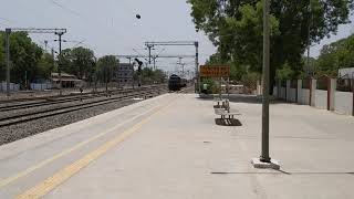 NEW PLATFORM NUMBER 1 KALOL RAILWAY STATION YOGA EXPRESS AHMEDABAD TU TO RISHIKESH TRAIN