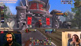 Bajheera \u0026 Jenny - Warrior/Shadowpriest Twin Peaks Pwnage :D - WoW 6.2 PvP