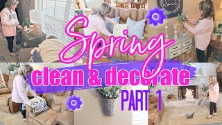 NEW! CLEAN \u0026 DECORATE / SPRING DECORATE WITH ME 2021 / SPRING DECOR IDEAS 2021 / ROBIN LANE LOWE