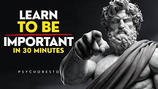 5 Stoic Lessons To Never Lower Yourself Again - LEARN TO BE IMPORTANT ｜ STOICISM