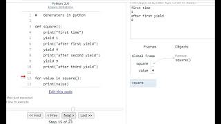 Generators in Python Interview Question