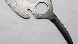 Damascus Steel Handmade Knuckle Knife