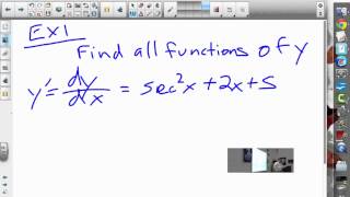 AP Calculus 6.1 Slope Fields Example 1