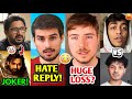 Dhruv Rathee REPLY to HATE...😳| Tirth Parsana Vs SunrayBee, MrBeast, Prabhas, Purav |