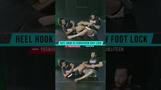 Inside Heel Hook 🦵 vs Corkscrew Foot Lock 🔩