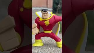 Retro Shazam mini action figure toy hunting at Thrift store