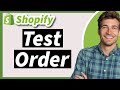 How to Do a Test Order on Shopify 2024 (New Update)