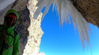 La Piera- Eisklettern im Langental