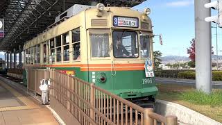 広島電鉄路面電車　2022.12.04 広島港（宇品）