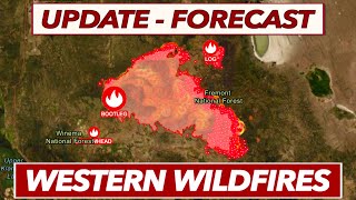 Update and Forecast for Bootleg Fire, Dixie Fire, Beckwourth Complex, and other Western Wildfires