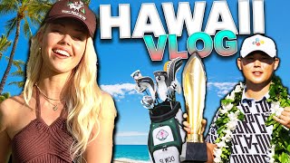 Behind the Scenes of a PGA Tour Event | Sony Open Championship Vlog in HAWAII 🌴
