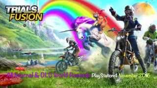 Trials Fusion - All (Internal \u0026 DLC) PS4 World Records (HD) 2015