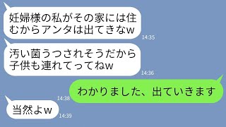 【LINE】里帰り出産のために弟嫁の私を実家から追い出す義姉「邪魔な家族は出てって？」→クズ女の要求通りに私がすぐに家を出た結果www