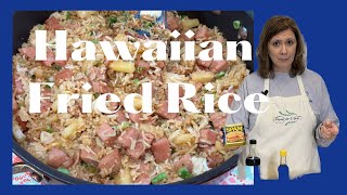 Hawaiian Fried Rice, with SPAM and PINEAPPLE.