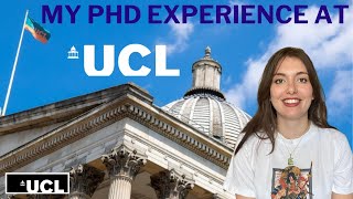 Ava's PhD Experience at UCL