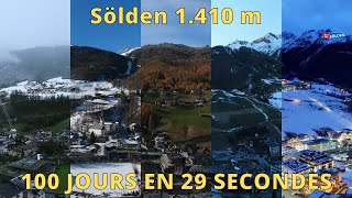 Sölden ⏩ Timelapse 100 days