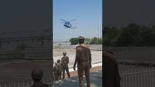 Ayodhya Mein dip Utsav Mein CM yogi Ji ka helicopter Ayodhya Me land karte hue subscribe channel