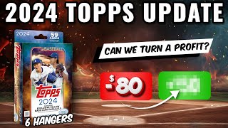 🚨PROFIT CHALLENGE🚨HANGERS CONTINUE TO BE BANGERS!! 2024 TOPPS UPDATE HANGER BOX RIP