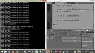 UPBGE - Edit Objects in other Scenes Python