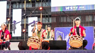 [4K] 高虎太鼓　安濃津よさこい 2024 津まつり (中央)