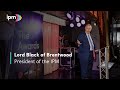 Lord Black Keynote at the IPM Awards | A Media Legacy