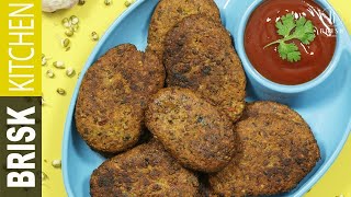 Sprouts Cutlet | Brisk Kitchen Recipes | #shorts #youtubeshorts