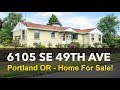 Home For Sale - 6105 SE 49th Portland Alex Roy Realtor