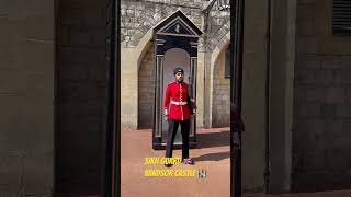 BRITISH SIKH GUARD STANDING STILL AT WINDSOR CASTLE 🇬🇧