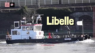 LIBELLE ENI 05034450 Inland Waterway Safety Ship Verkehrssicherungsschiff Dienstvaartuig | Rhein