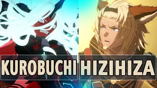 GBVSR:🔥Kurobuchi (Versusia) Vs Hizihiza (Lowain)🔥| High Level Gameplay.