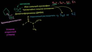 Сравнение реакций E2 E1 Sn2 Sn1