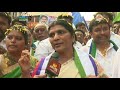 ysrcp general secretary lakshmi parvathi u0026 leaders rally in walk with jagan programme