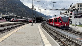 Bahnverkehr in Chur (14.10.2024)