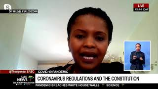 COVID-19 I Coronavirus regulations and the SA constitution: Khusela Diko