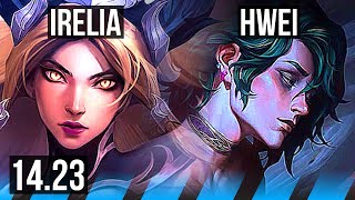 IRELIA vs HWEI (MID) | 6/1/2, Dominating | KR Challenger | 14.23